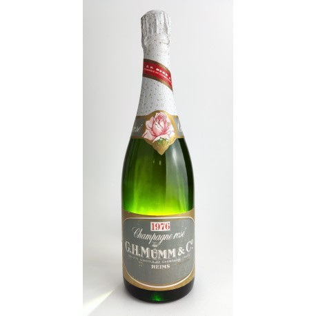 1976 - Champagne rosé G.H. Mumm